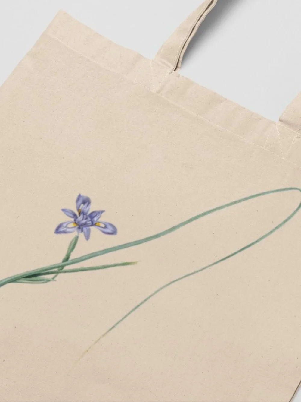 Barbary Nut Vintage Floral Print Graphic Canvas Tote Bag